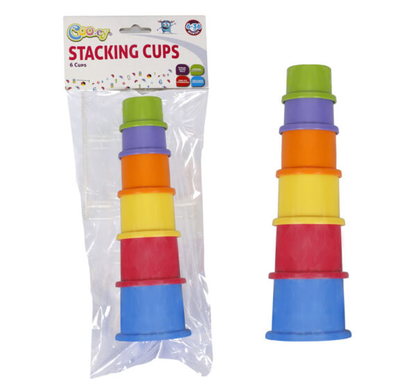 Play & Learn Stacking Cups Set - Stack Of 6
