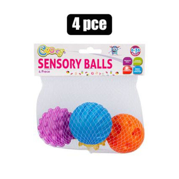 Baby Toy Educational Play/Learn Sensory Ball 4Pc