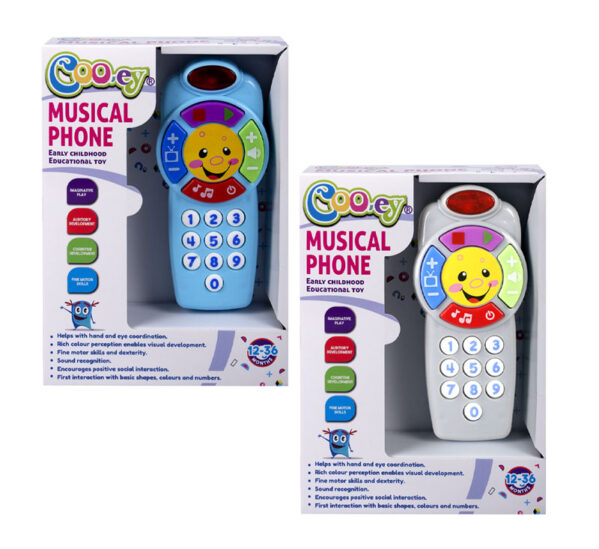 Baby Toy Educational Musical Phone Battery Operated 15cm