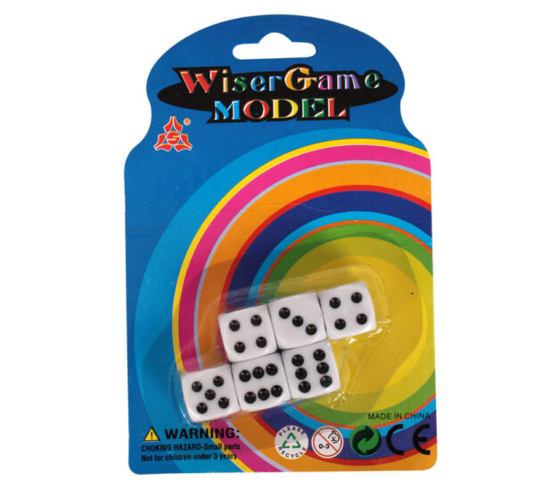 16mm Dice - Card Of Six