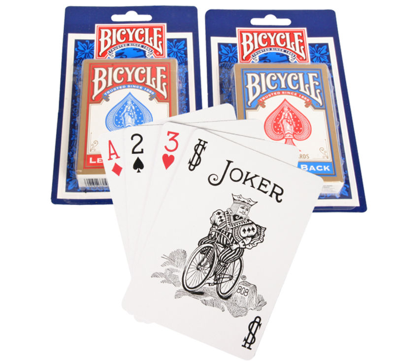 League Back Bicycle Playing Cards - Blister Pack
