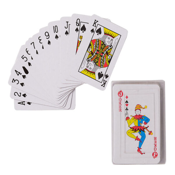 Bulk Pack 10 X Playing Cards Mini - 8 X 3.9cm