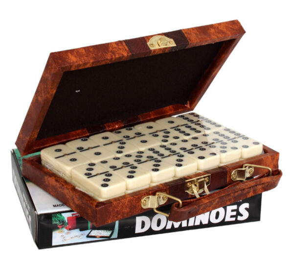 Plastic Dominoes Set - 18.5 X 11.5 X 2.5cm