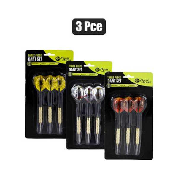 Metal & Plastic Darts Set Of 3 - 14.5cm