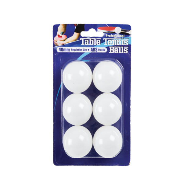 Table Tennis Balls Set Of 6 – 40mm