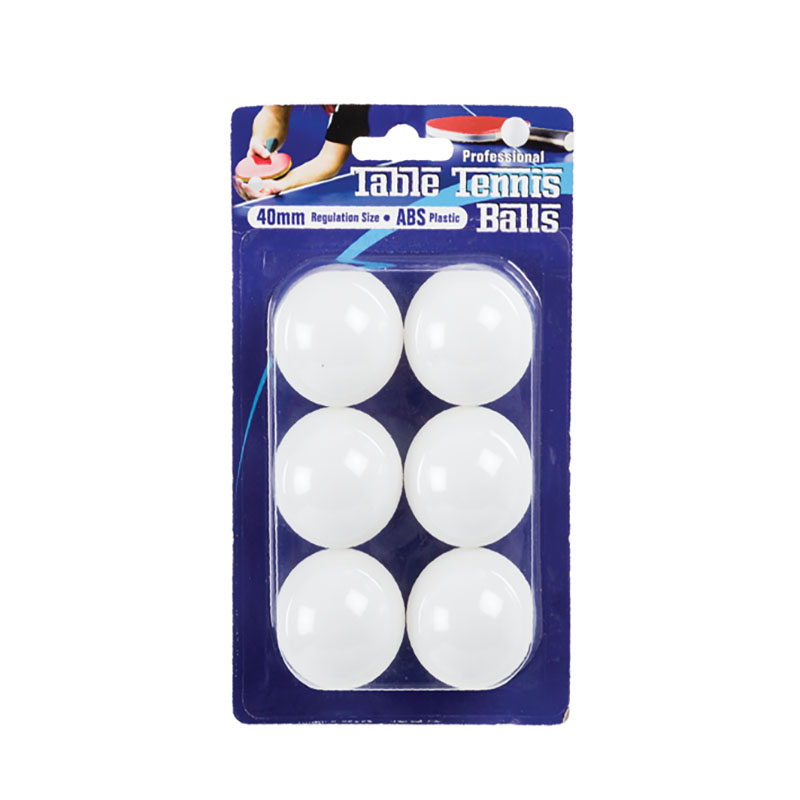 Table Tennis Balls Set Of 6 - 40mm