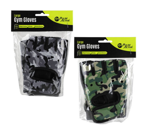 Men's Gym Gloves Assorted, 2-Pieces - Assorted
