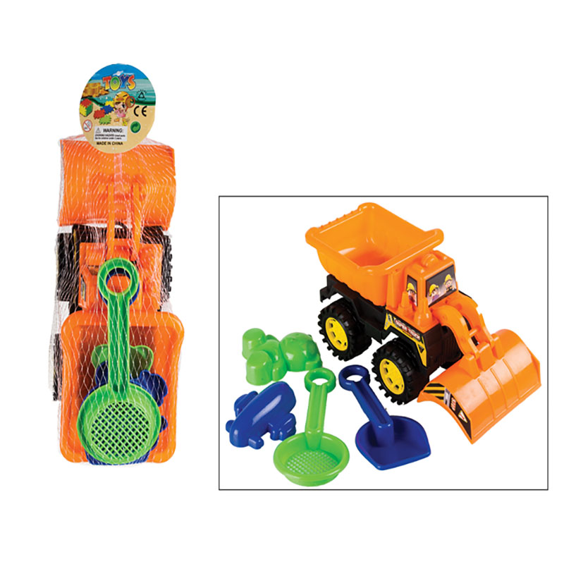 Truck Beach Set - 20cm Truck, With 4 Accessories