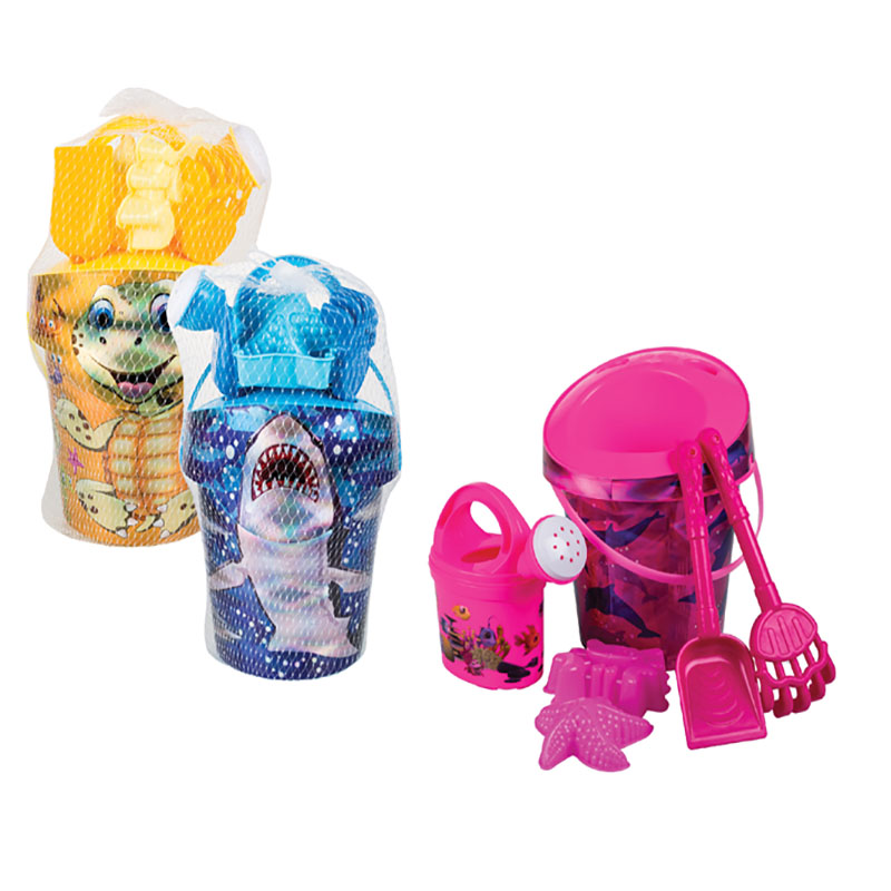 Iridescent Beach Bucket Set - 7pc