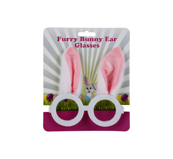 Dress Up Furry Bunny Glasses With Ears