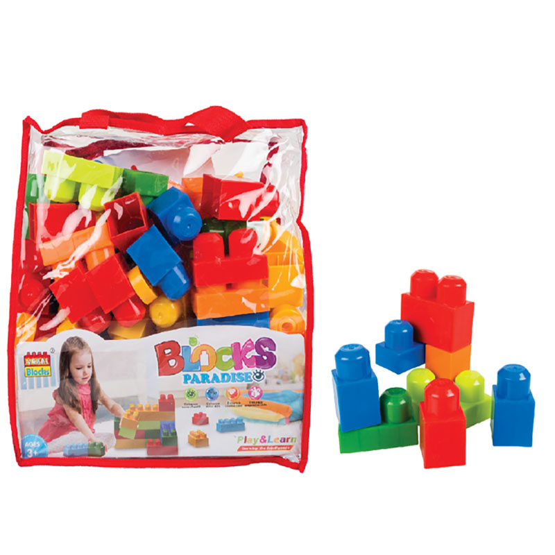 Building Bricks Large Set - Bag Of 90 Piece