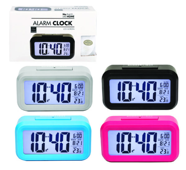 Digital Quartz Alarm Clock - 8 X 13cm, 5 Function