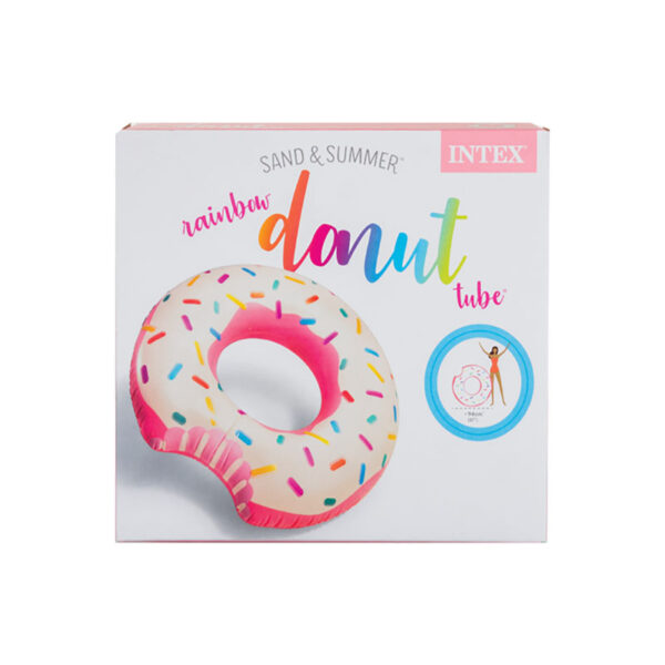 Intex Donut Tube - Ages 9+, Pink, 107x99cm
