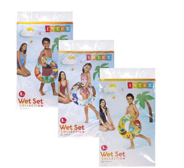 Intex Swim Ring – 61cm, Assorted, 6-10 Years