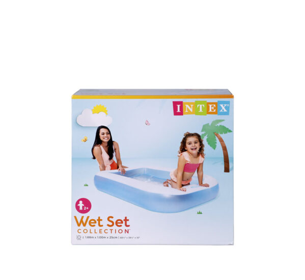 Intex Rectangular Pool - 166 X 100 X 28cm