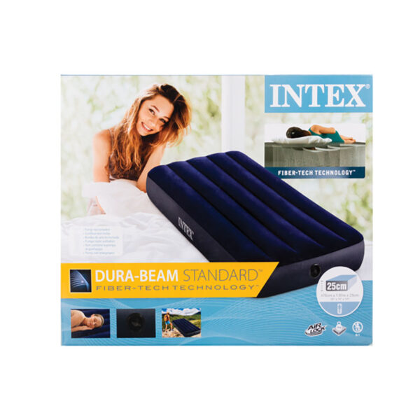 Intex Airbed Dura-Beam Junior Twin - 76cm X 191cm X 25cm