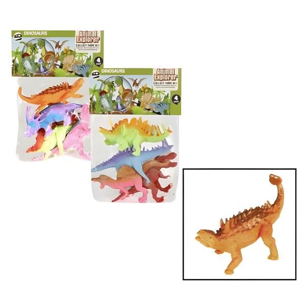 Bright Dinosaur Pack - 4 Piece
