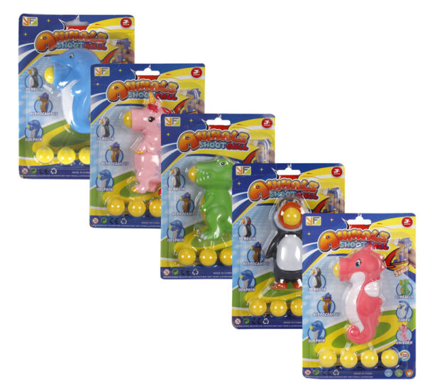 Animals Ball-Shooting Eva Asstd 28cm