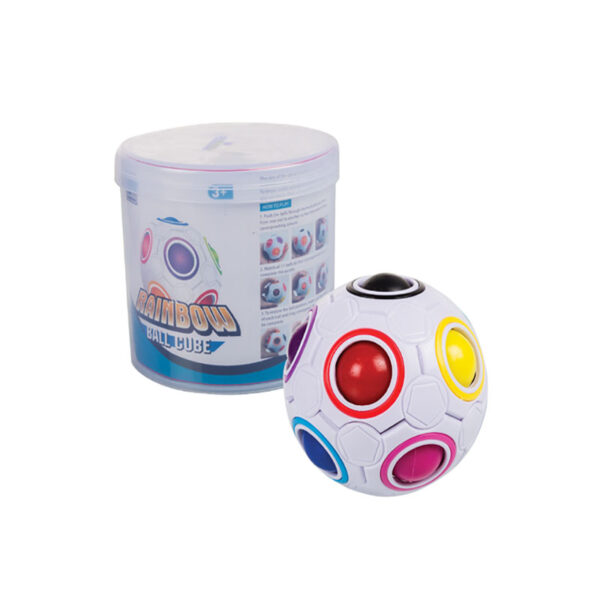 Eduacational Cube Rainbow Ball
