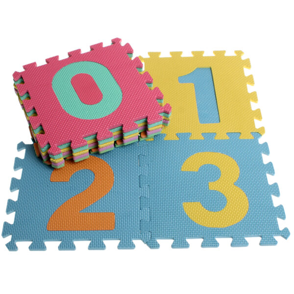Eva Numbers Carpet - 28.5 X 28.5cm 10-Piece