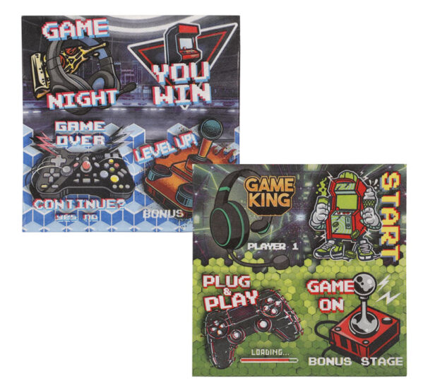 Serviettes 2Ply 33cm 20Pc Gaming