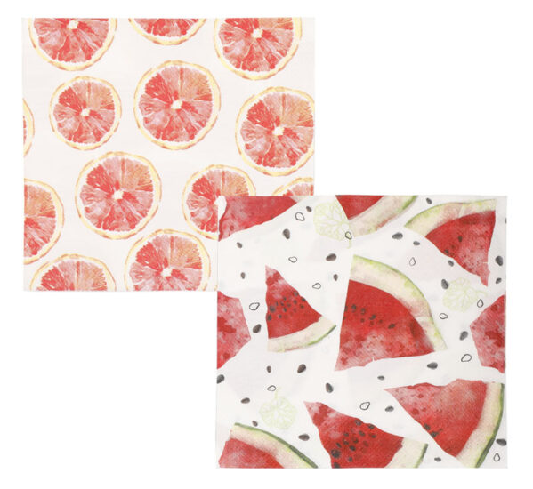 Serviettes 2Ply 33cm 20Pc Fruit