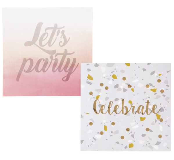 Serviettes 2Ply 33cm 20Pc Celebration