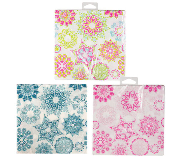 Serviettes - Sea Assorted, 33cm, Pack Of 20, 2ply