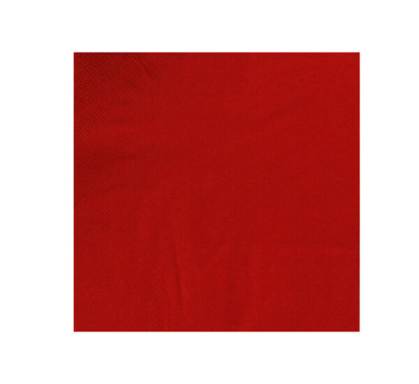 Serviettes - Red, 33cm, Pack Of 20, 2-Ply