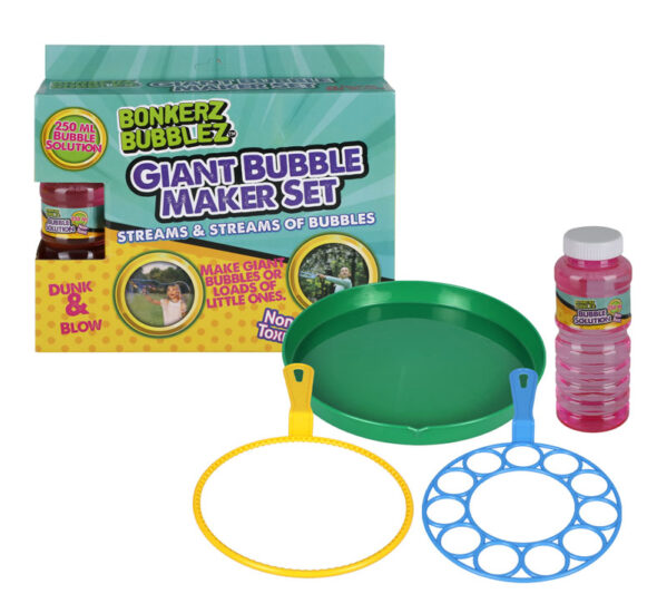 Giant Bubble Set With Solution 4Pc