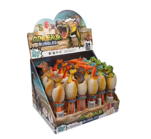 Bubble Novelty Dino In Egg 17cm