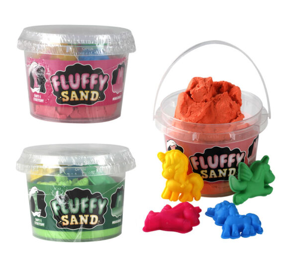 Novelty Play Sand Tub Assorted - 9cm
