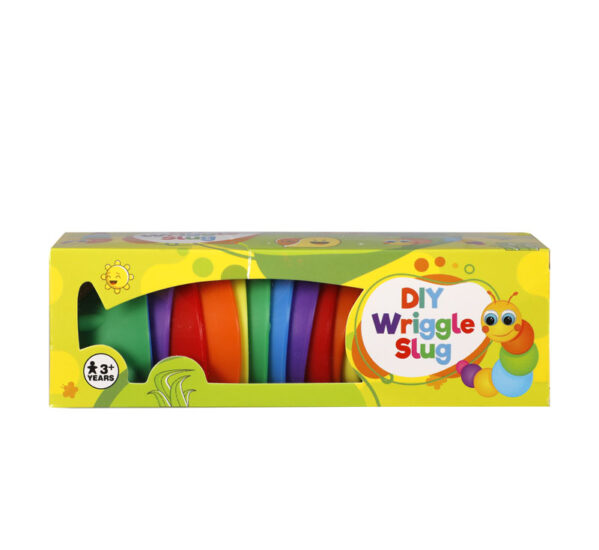 Novelty Sensory Wriggle Slug Rainbow 18cm
