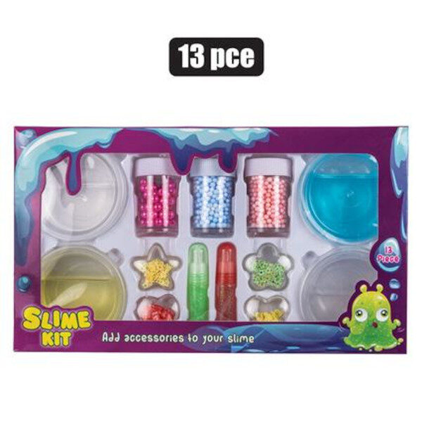 DIY Slime With Accessories - 13pc