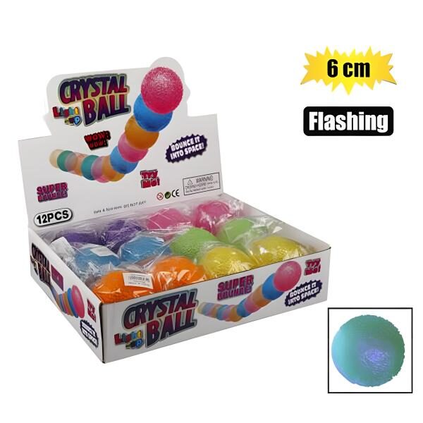 Novelty Ball Bright Galaxy 6cm Flashing