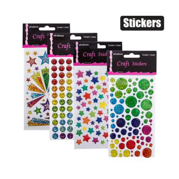 3D Gel Stickers - Assorted