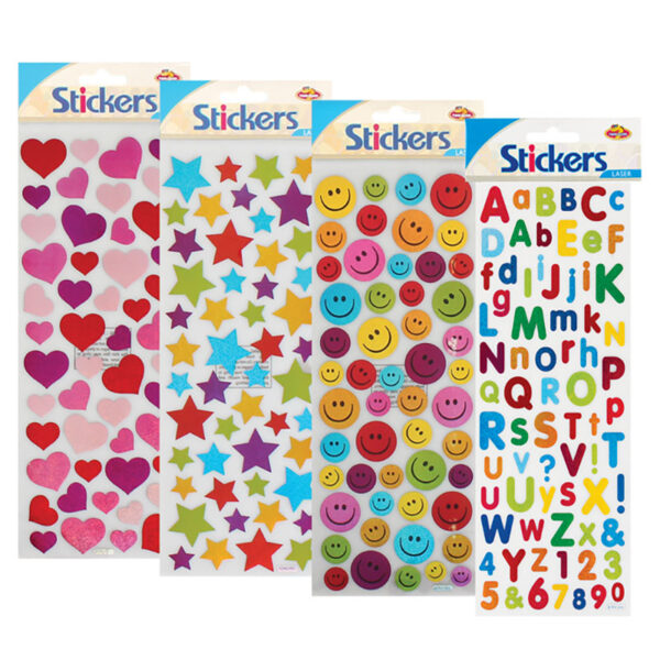 Laser Stickers - Assorted