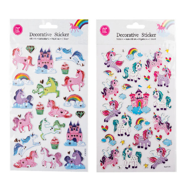 Unicorn Embossed Foil Outline Unicorn - Assorted