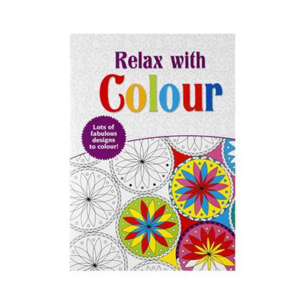Book Colouring Relax With Colour