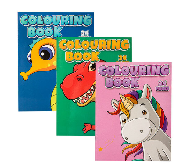 Animal Fun Colouring Books – 24-Pages, Assorted