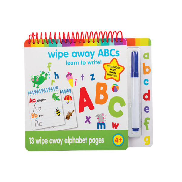 Wipeable Educational Letters Book