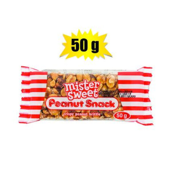 Mister Sweet Peanut Brittle Bar – 50g