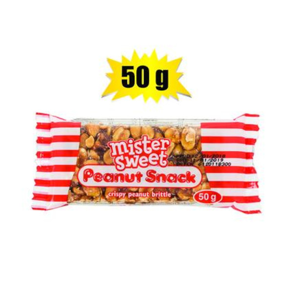Mister Sweet Peanut Brittle Bar - 50g