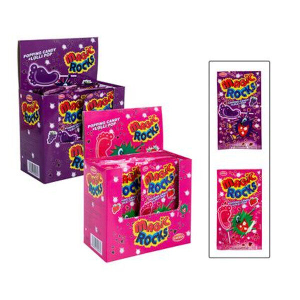 Magic Rocks Popping Candy & Lollypop