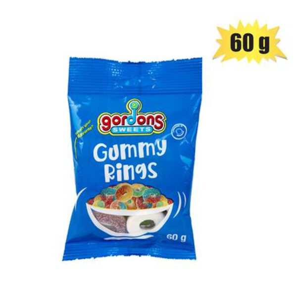 Sweet Gummy Gordons Rings - 60g