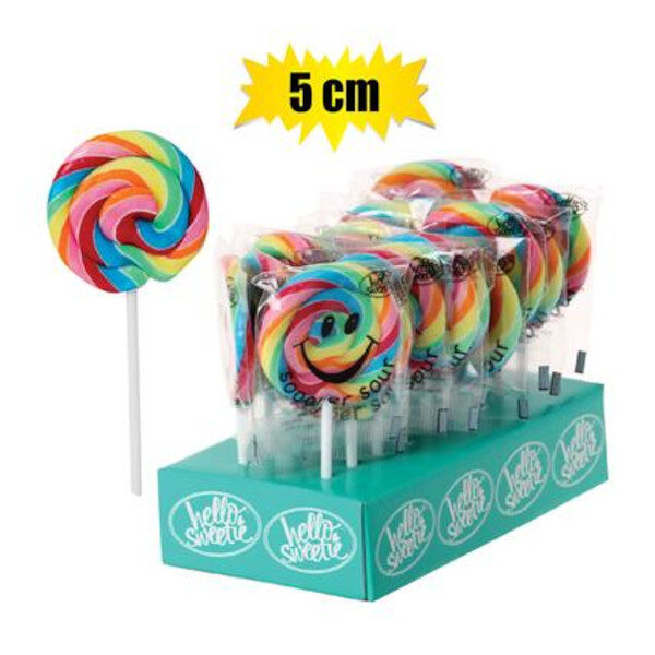 Bulk Pack 18 X Small Rainbow Lolly - 5cm