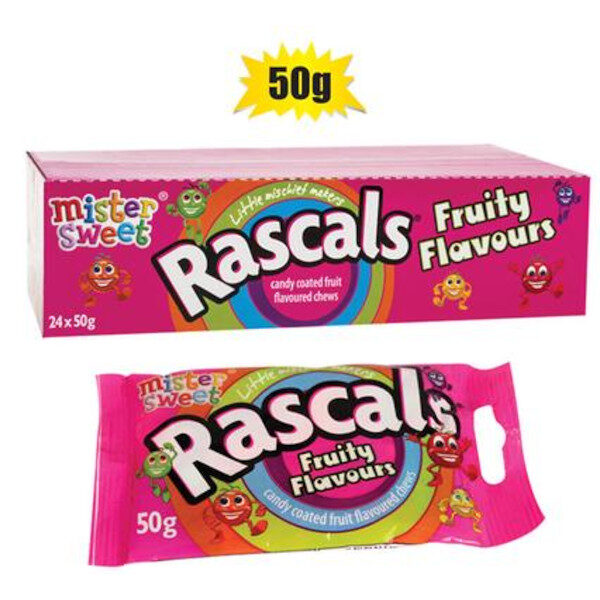 Mister Sweet Rascals Fruity Flavour - 50g Packet
