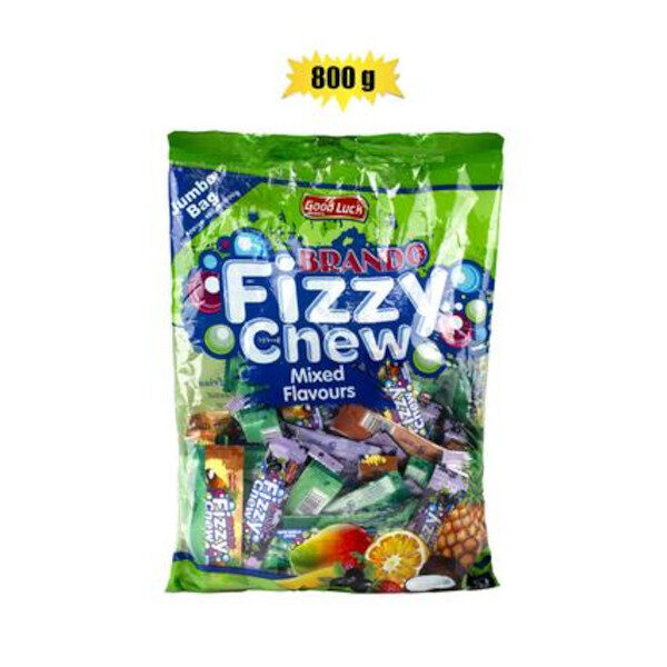Sweett Candy Fizzy Chew Assorted Flavourr 800G (Th