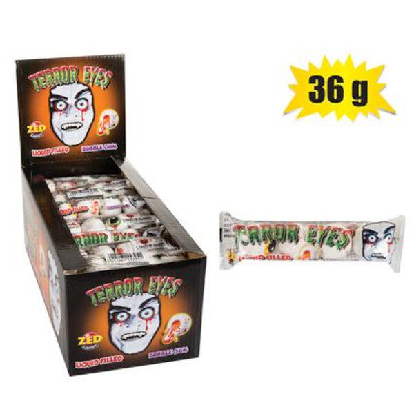 Zed Candy Terror Eyes Gum Balls - Liquid Filled 35g