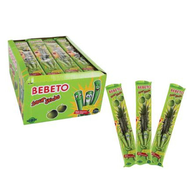 Bebeto Sour Gummy Sticks - Apple Flavour